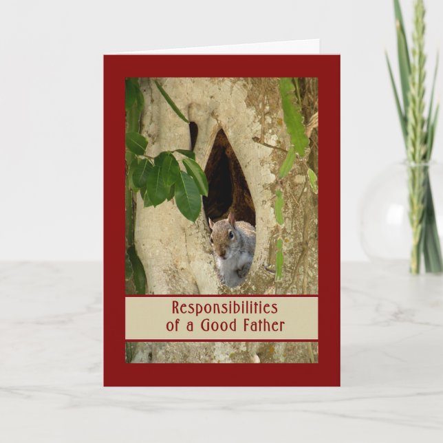 Cartão de dia de os pais, Compartilhamento de Amor (Frente)