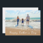 Cartão de Dia de os pais de Fotografias Personaliz<br><div class="desc">Placas de Dia de os pais felizes - Foto e texto personalizados - Único seu próprio Design - Família personalizada/amigos ou presente pessoal - Adicionar sua foto / ou texto - Redimensionar e mover ou remover elementos / imagem com ferramenta de personalização! Bom Lick - Seja feliz :)</div>
