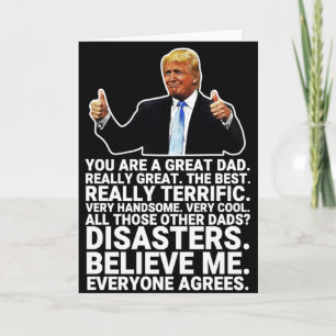 Cartão de Dia de os pais Donald Trump Engraçado