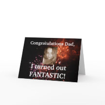 Cartão de Dia de os pais engraçado - Adicione sua 