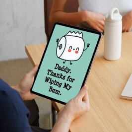 Cartão de Dia de os pais Engraçado do Bebê