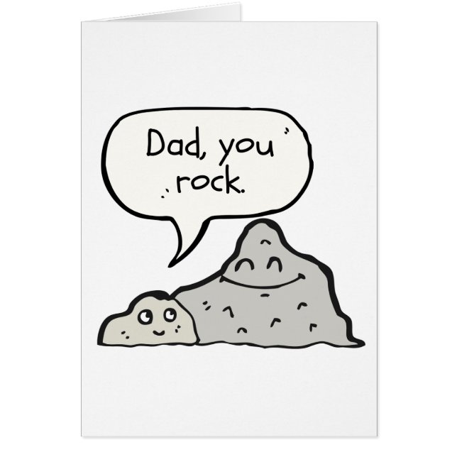 Cartão De dia de os pais, Engraçado, Pai Que Você  (Frente)