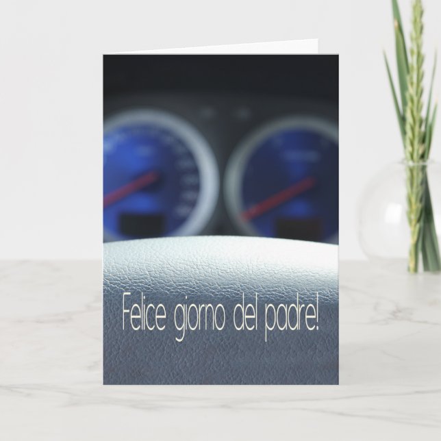 Cartão de Dia de os pais espanhol (Frente)