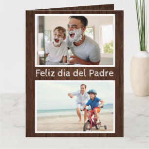 Cartão De Dia de os pais Espanhol De Foto De Admi
