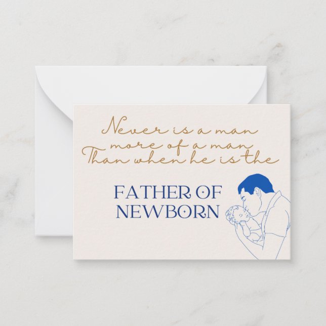 Cartão de dia de os pais - Pai do novo cartão de s (Frente)