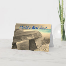 Cartão de Dia de Pai Feliz