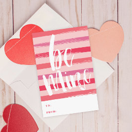 Cartão de dia de sala de aula com faixa pintada