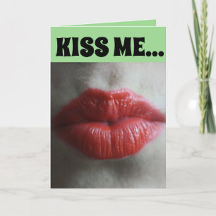 CARTÃO DE DIA DE SÃO PATRÍCIO BEIJE-ME EU SOU IRLA