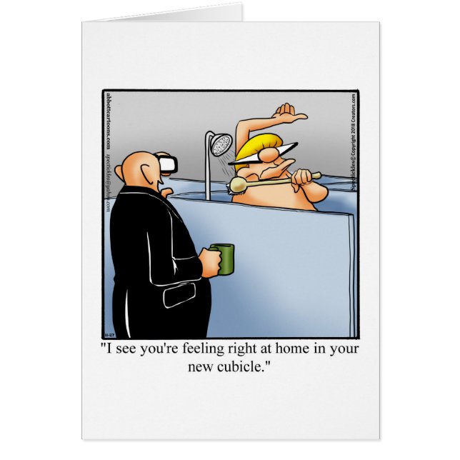 Cartão de Dia do Chefe Nacional Engraçado "Especti (Frente)