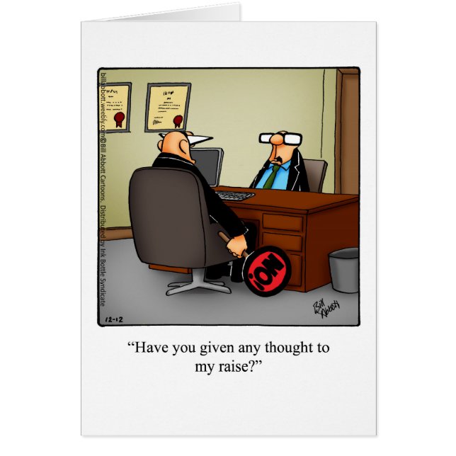 Cartão de Dia do Chefe Nacional Engraçado "Especti (Frente)