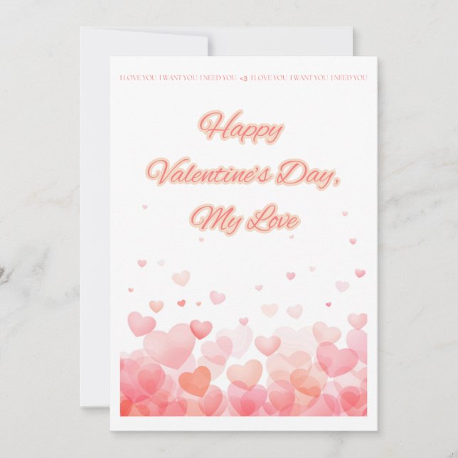 Cartão de Dia do namorados (Frente)