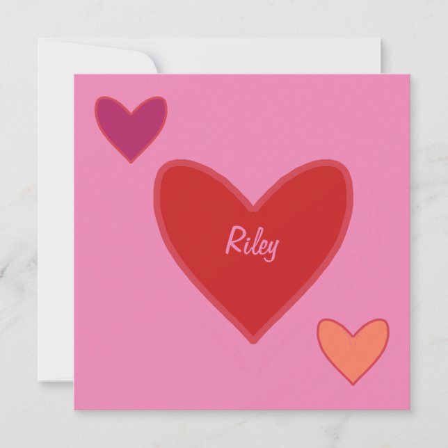 Cartão de Dia do Namorados bonito (Frente)