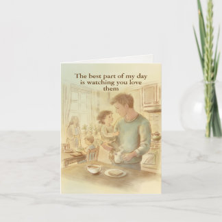 Cartão de Dia do Pai - pequeno dobrado