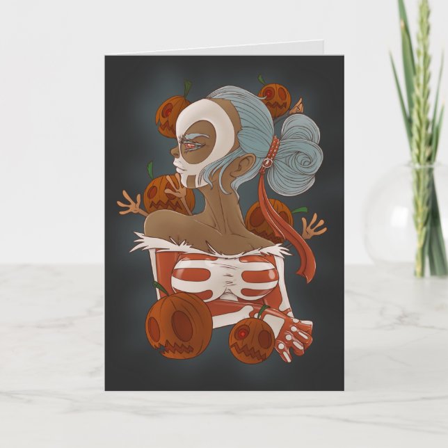 cartão de dia dos mortos (Frente)