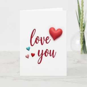 Cartão de Dia dos Namorados Amor Você