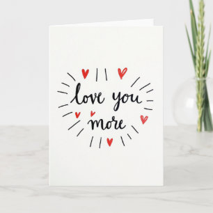 Cartão de Dia dos Namorados Amor Você Mais