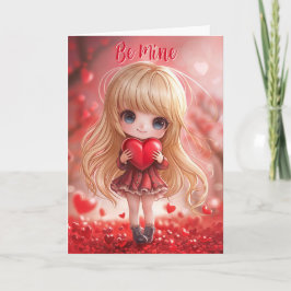 Cartão de Dia dos Namorados Chibi 99,9% Perfeito