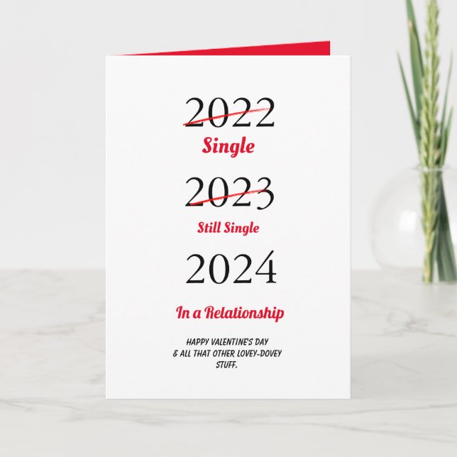 Cartão de Dia dos Namorados Divertido e Feliz (Frente)