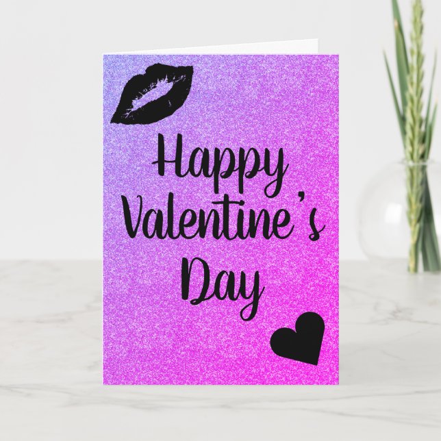 Cartão de Dia dos Namorados elegante e bonito (Frente)