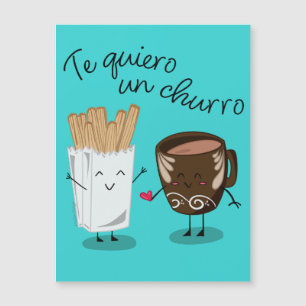 Cartão de Dia dos Namorados Te Quiero Un Churro
