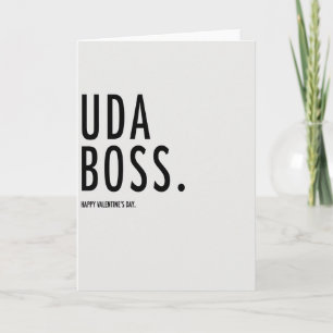 Cartão de Dia dos Namorados You Da Boss