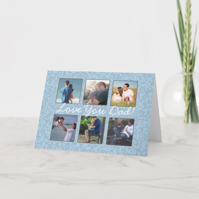 Cartão de Dia dos Pais com Foto Personalizado (Frente)