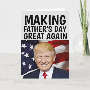Cartão de Dia dos Pais Engraçado do TRUMP