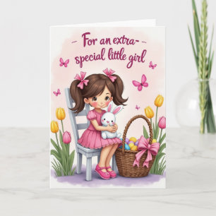 Cartão de Dia Especial para Menina