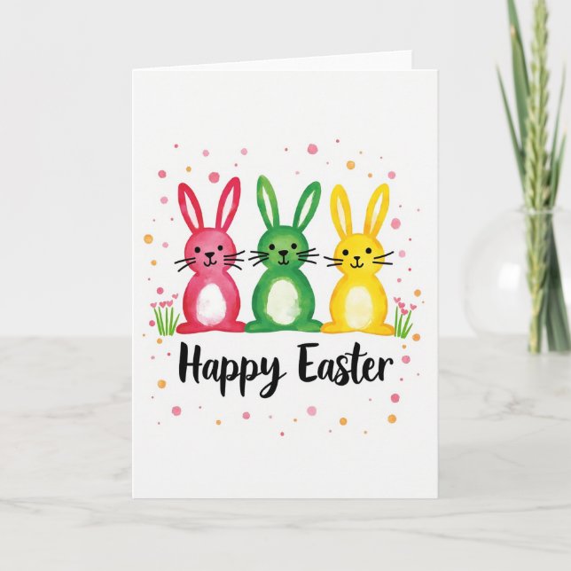 Cartão de Dia Feliz Amigos Caprichosos (Frente)