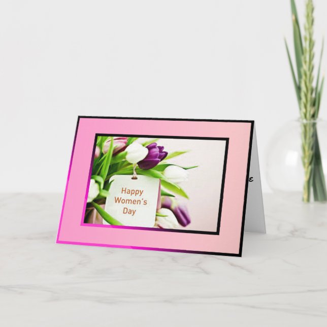 cartão de dia feminino (Frente)