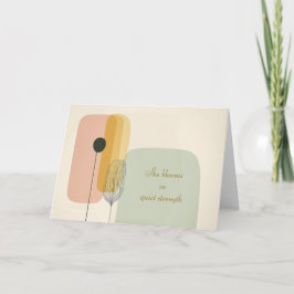 Cartão de Dia Floral Minimalista - Bloomia 3