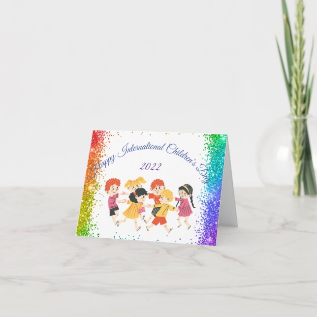 cartão de dia para criança (Frente)