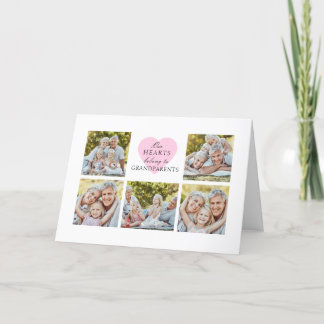 Cartão de Dia Personalizado de Avós com Fotografia