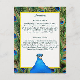 Cartão de Direção de Casamento Paquock