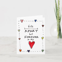 Cartão de Distância Social | Pensando no seu cartã