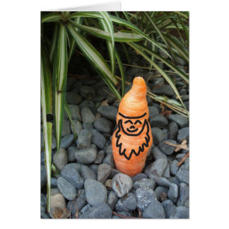 Cartão de dobramento Gnomo Carrot