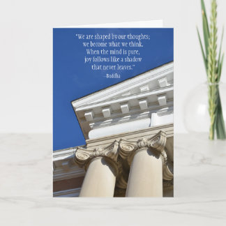 Cartão de Doutorado de Psicologia Buda Citada