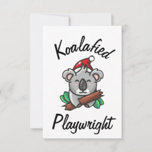 Cartão de Dramaturgo Koalafied