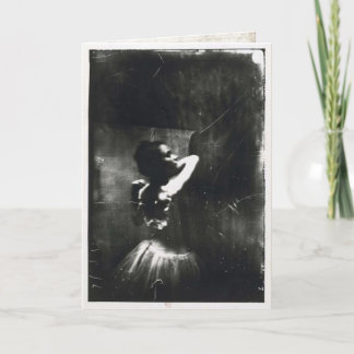 Cartão de Edgar Degas com dançarino de balé