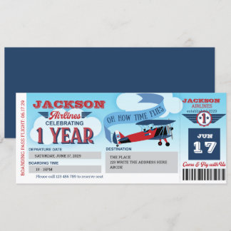 Cartão de Embarque, Bilhete De Avião, O Tempo Voa,