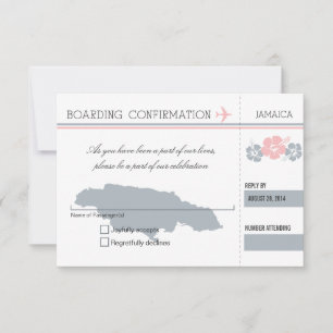 Cartão de Embarque RSVP PARA JAMAICA
