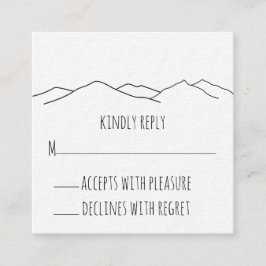 Cartão de Enclausuramento de Casamento Rústico na