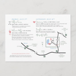 Cartão de Enclausuramento de Mapa Personalizado: P