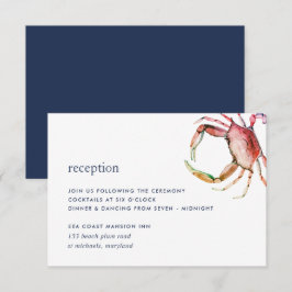 Cartão de Enclausuramento de Recepção de Caranguej