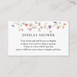 Cartão de Enclosure de Chuveiro de Exposição de Fl