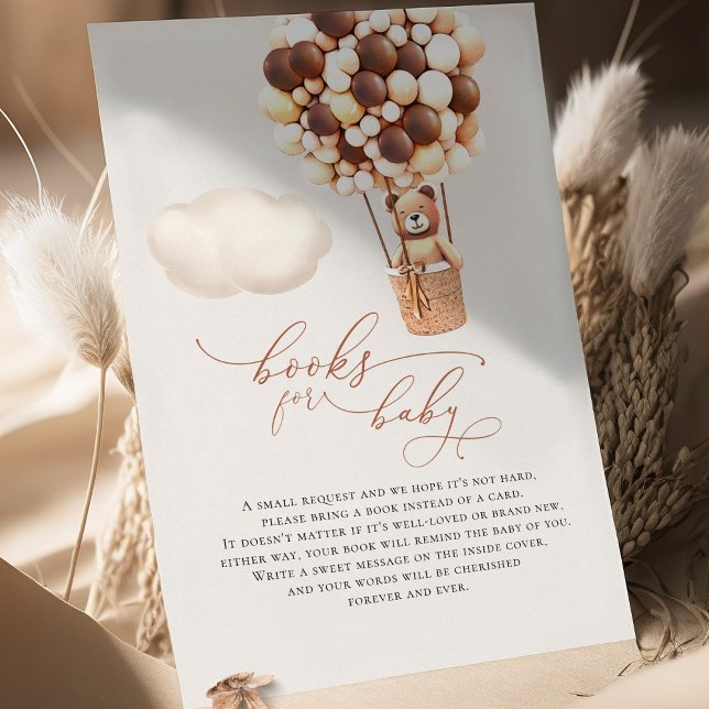 Cartão de Enclosure de Livros de Bebês de Urso Cas (Criador carregado)