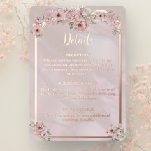 Cartão de Enclosure de Peônia Blush Vintage com Fo