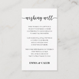 Cartão de Enclosure Poço de Desejos