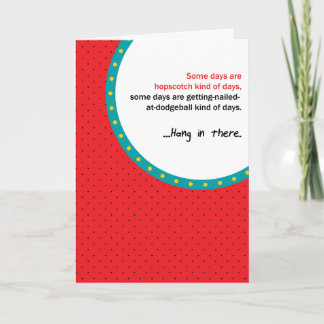 Cartão de encorajamento