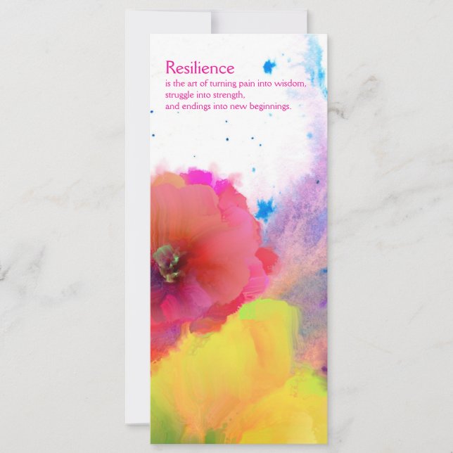 cartão de encorajamento (Frente)